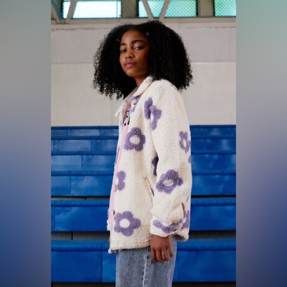 PacSun fleece floral jacket - Picture 7 of 12